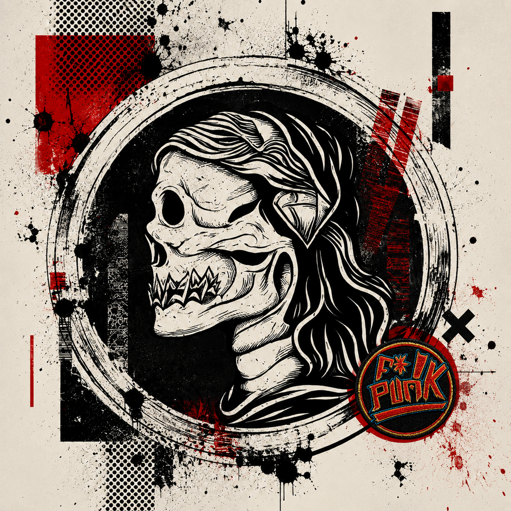 Punk Doubloon - Polka Black