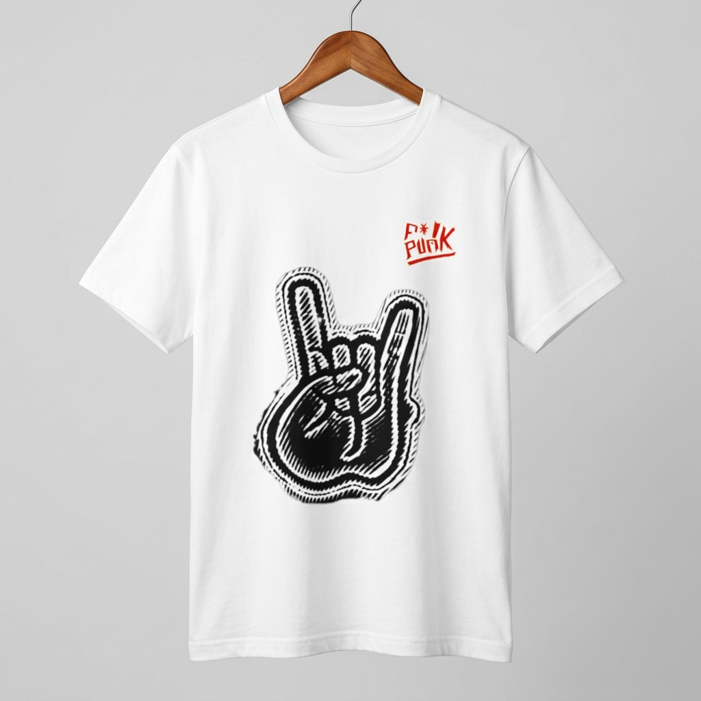 Punk Rock On - White