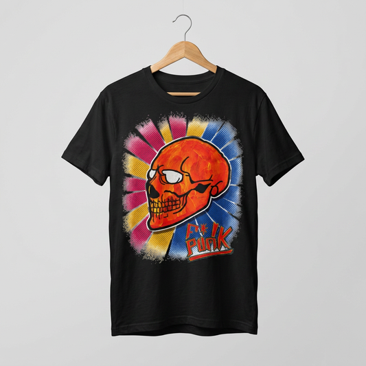 Pop Punk Skull - Black