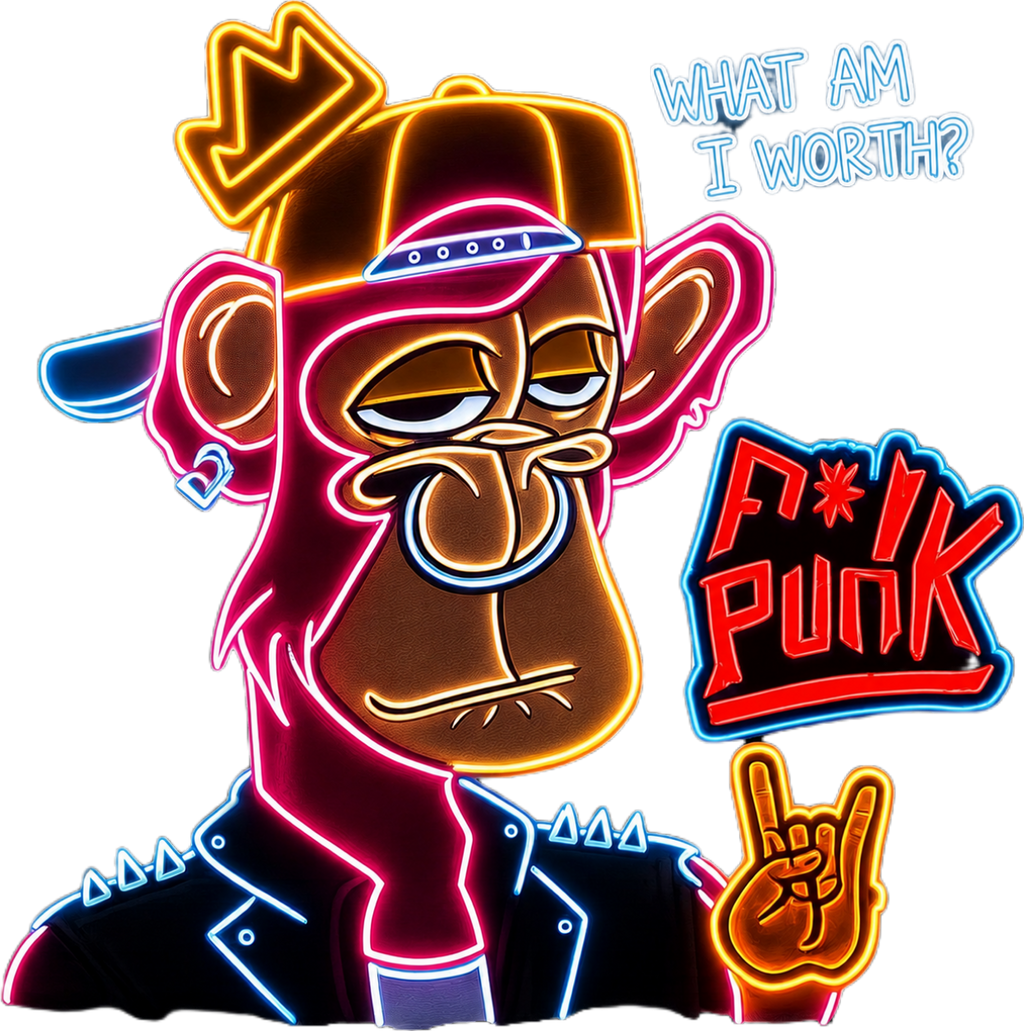 Punk Monk Neon - Back