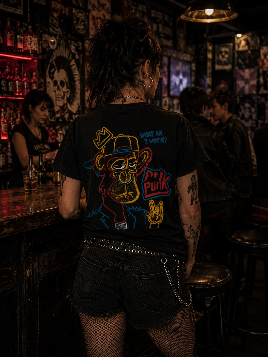 Punk Monk Negative - Back