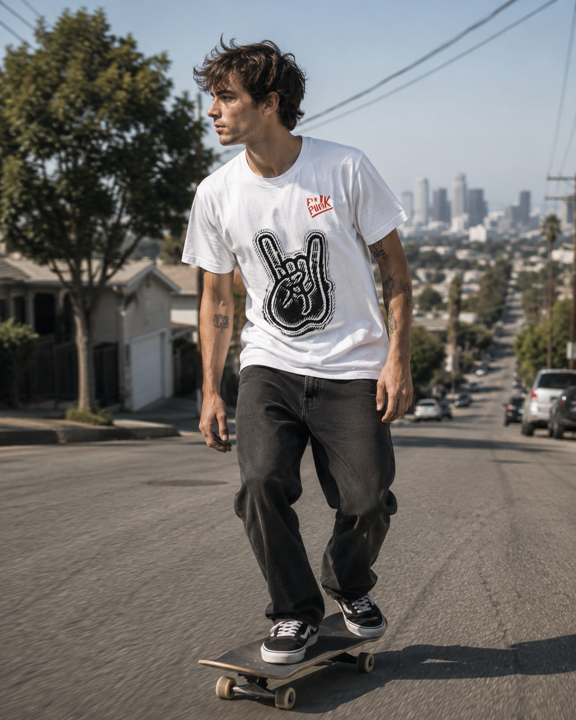 Punk Rock On - White
